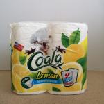 Kéztörlőpapír Coala Mega Lemon 2 rtg. 2tek/csom
