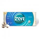 ZEN Relaxing White kistekercses toalettpapír 3 rtg. 8 tekercs/csomag