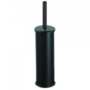 Galvanizált acél Wc kefe tartóval, fekete, padlón álló