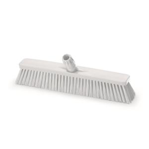Igeax élelmiszeripari tolóseprű, partvis fej, 45cm, 0,75mm kemény sörtével, fehér