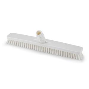 Igeax élelmiszeripari padlósúrolókefe 45cm széles fehér, 0,75mm kemény sörtével