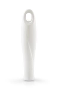 Igeax élelmiszeripari menetes nyél, fehér, 12cm,  cső- és üvegtisztító flexibilis hosszabbító szárho