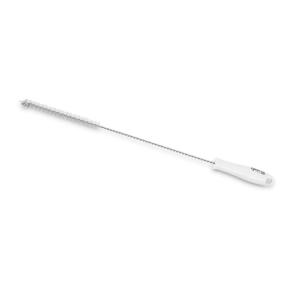 Igeax élelmiszeripari kémcső-, és üvegtisztító kefe, átmérő 10mm, hossz 50cm, fehér