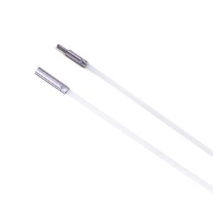 Igeax élelmiszeripari kémcső-, és üvegtisztító flexibilis menetes hosszabbító szár, 85cm, fehér üveg