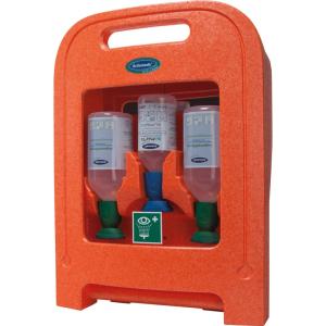 Actiomedic EYE CARE Medi2Protect I szemkimosó állomás 2 x 500 ml 0.9% nátrium-klorid oldattal + 1 x 