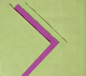 Fato Szalvéta 33x33cm almazöld 2 rétegű 50 lap/csomag 