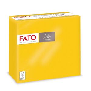 Fato Sztár szalvéta 2 rétegű 38x38cm sárga 40 szál/csomag 