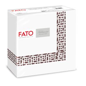 Fato Airlaid szalvéta 40x40cm Mykonos kakaó 50 lapos