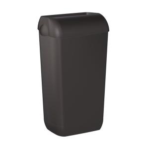 Mar Plast falra is szerelhető szemetes fedéllel 23 L fekete