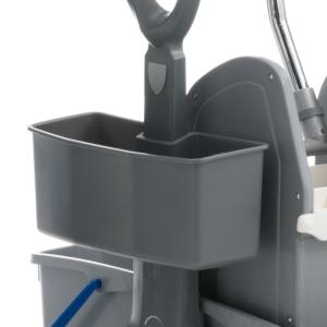 FILMOP ONEFRED - műanyag gurulós kocsi műanyag fogantyúval, préssel- és MOP  tartóval 2x15 l