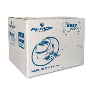 FILMOP Easy Wash lapos felmosó szett 15L (vödör préssel, nyél, moptartó, mop) 