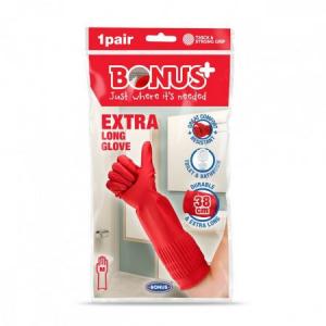 Gumikesztyű  Bonus M extra hosszú 38 cm