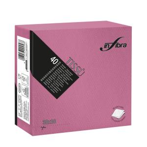 Infibra Szalvéta 38x38cm Fuxia 2 réteg 40 lap/csomag 