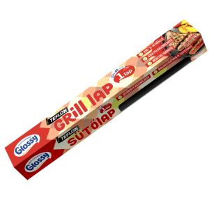 Glossy teflon újra felhasználható grill lap, sütőlap 33x40cm
