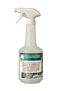 Klóros tisztítószer szuperkoncentrátum hígító flakon szórófejjel 750ml (üres)