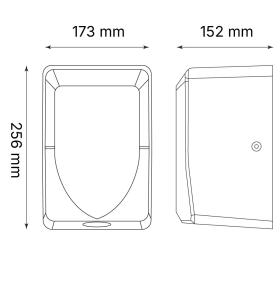 Kézszárító Mini, fekete, rozsdamentes acél 1350W