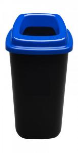 Plafor Sort szelektív hulladékgyűjtő, szemetes 45L fekete/kék