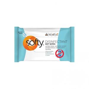 Softy Disinfectant nedves fertőtlenítő törlőkendő 40 lap, visszazárható