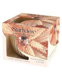 Starlytes Illatgyertya üvegben tömjén-mirha  illat
