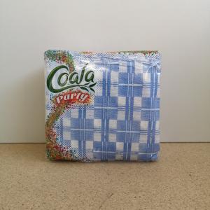 Szalvéta Coala Party kockás 1 rtg. 33x33 cm méret/lap  80 db/csomag