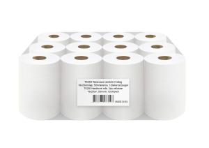 Alpha Mini tekercses kéztörlő 2 réteg 50m cellulóz 12 tekercs/zsugor