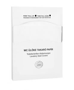 WC ülőke takaró papír, higiénikus alátét 200 db-os