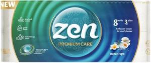 ZEN Prémium Óceán kistekercses toalettpapír 3 rtg. 8 tekercs/csomag